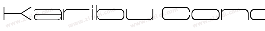 Karibu Condensed Ext字体转换